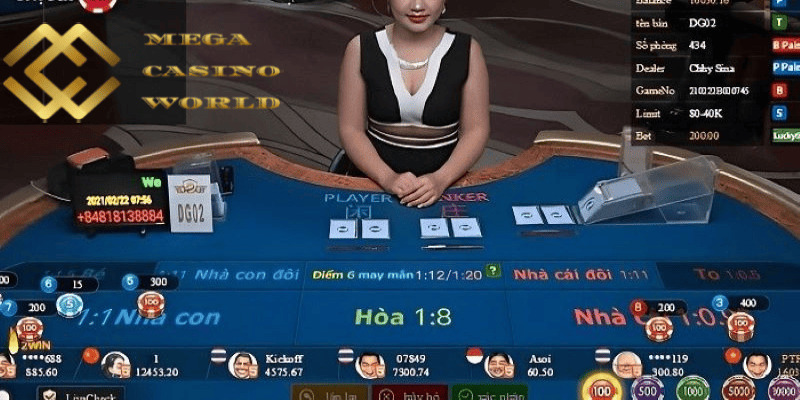 Các cược trong mẹo chơi baccarat